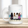Load image into Gallery viewer, Beach Sand Personalized Best Friend Sister Coffee Mug | Alpha Paw