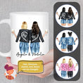 Load image into Gallery viewer, Personalized Best Friend Or Sister With Jackets Coffee Mug | Alpha Paw
