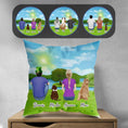 Load image into Gallery viewer, St. Patrick Personalized Pet & Owner Pillow | Alpha Paw