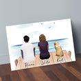 Load image into Gallery viewer, The Dock Personalized Pet & Owner Wrapped Canvas | Alpha Paw