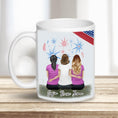 Load image into Gallery viewer, USA Personalized Best Friend Coffee Sister Mug | Alpha Paw