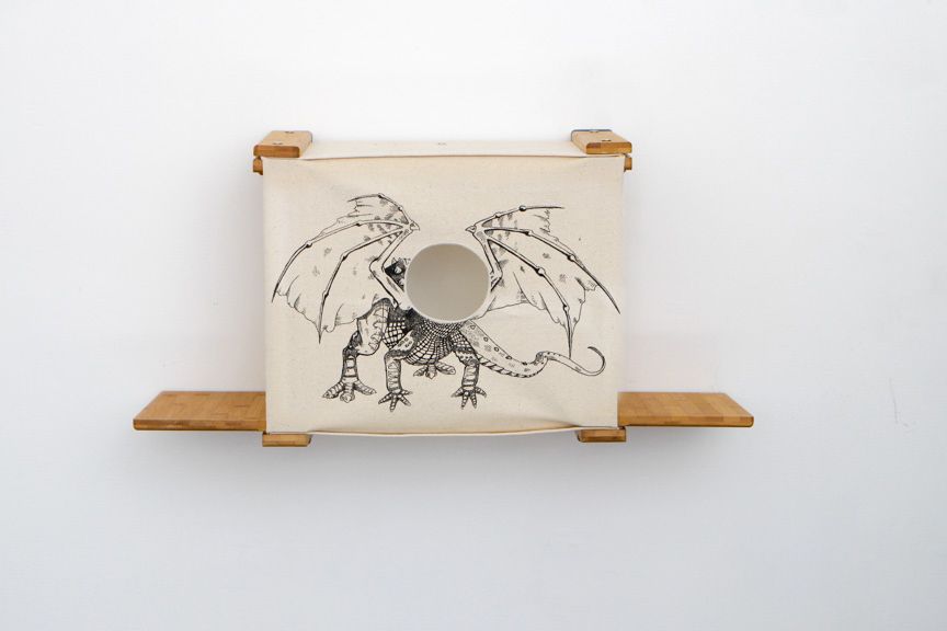 Cat Cubby for Wall - Covered Cat Bed