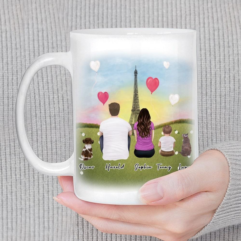 Paris Personalized Family Coffee Mug | Alpha Paw