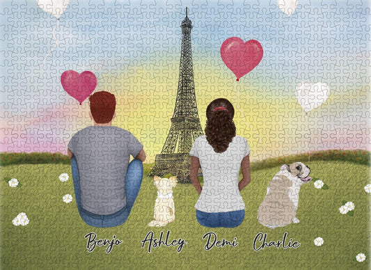 Paris Personalized Pet & Owner Puzzle | Alpha Paw